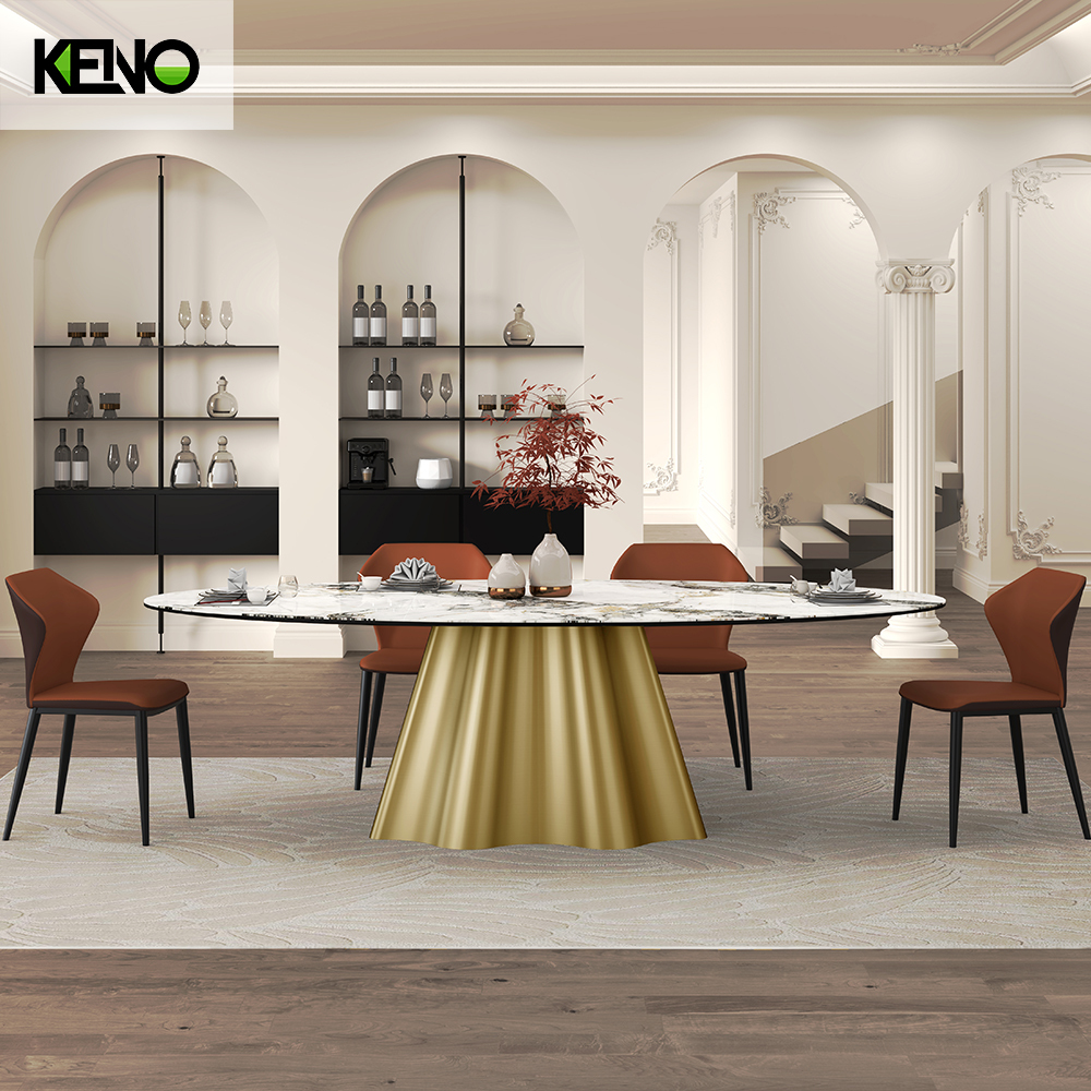 Sintered Stone Dining Table High Quality Hotel Furniture with Fast Delivery