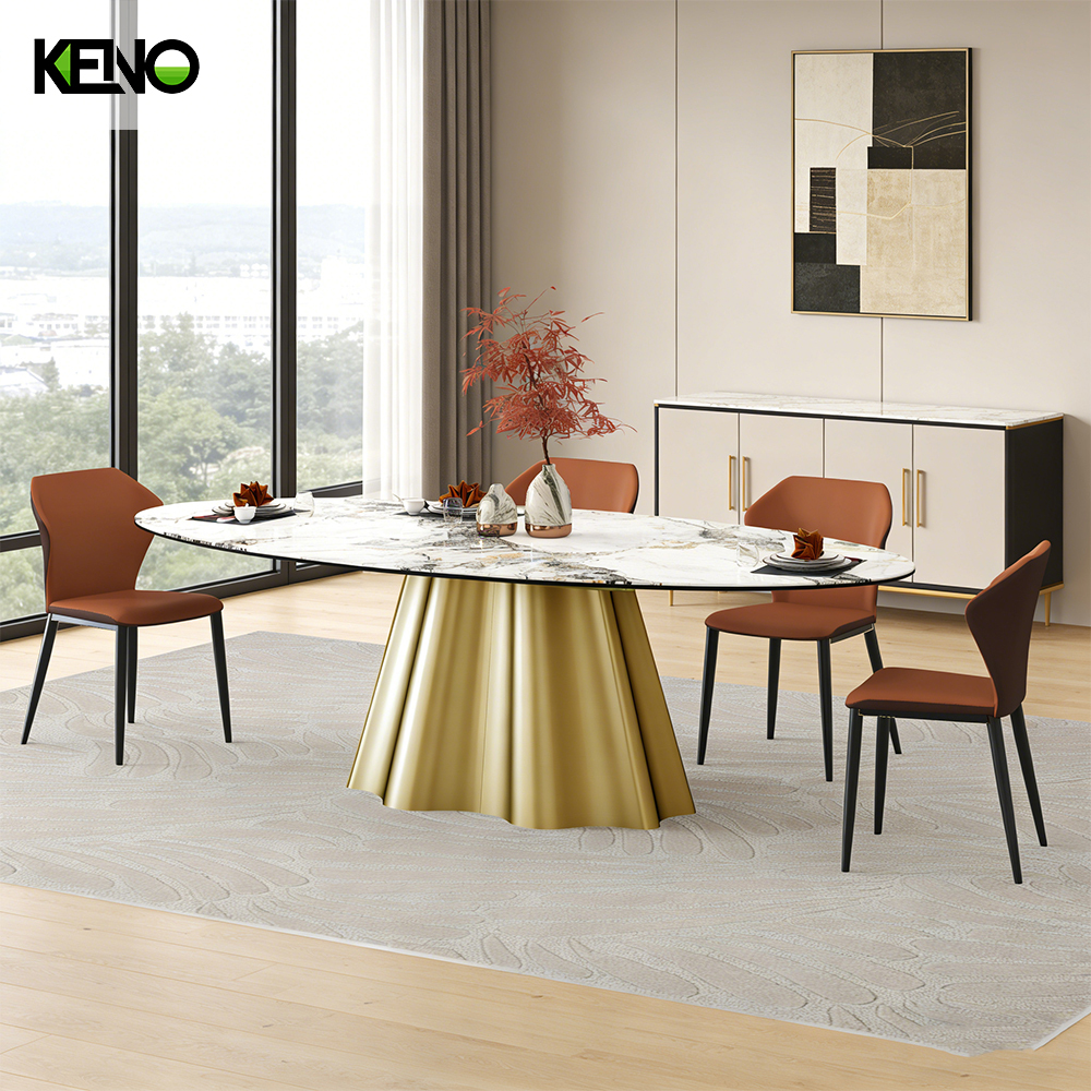 Sintered Stone Dining Table High Quality Hotel Furniture with Fast Delivery