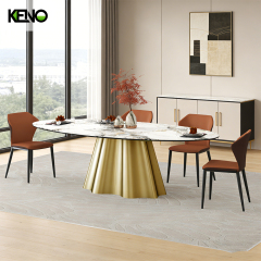 Sintered Stone Dining Table High Quality Hotel Furniture with Fast Delivery