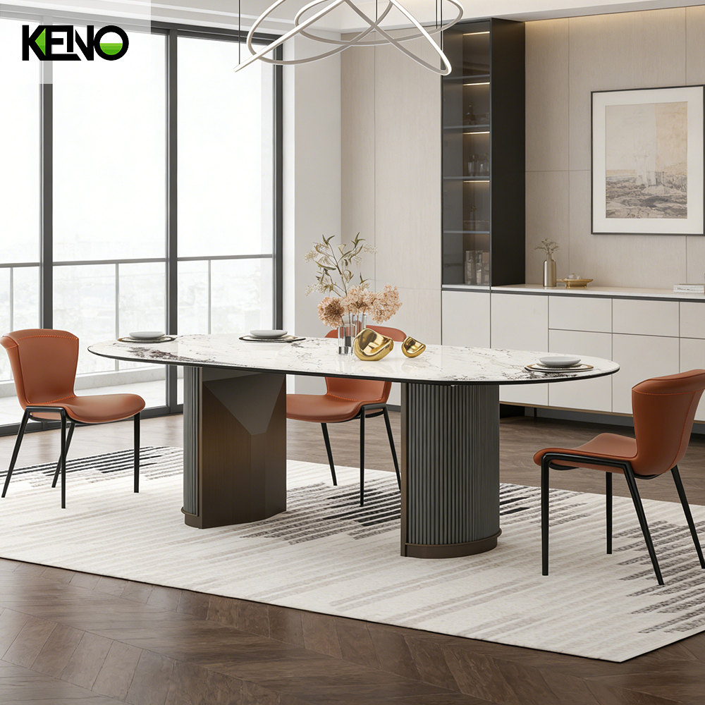 Sintered Stone Dining Table Wholesale Hotel Furniture with Fast Shipping and Good Service