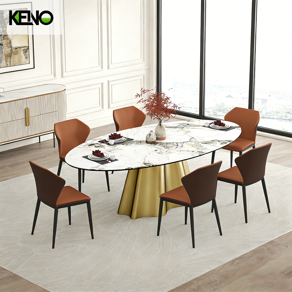 Sintered Stone Dining Table High Quality Hotel Furniture with Fast Delivery