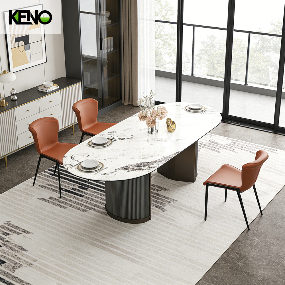 Sintered Stone Dining Table Wholesale Hotel Furniture with Fast Shipping and Good Service
