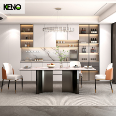 Sintered Stone Dining Table High-Grade Hotel Furniture for Restaurant and Commercial Projects