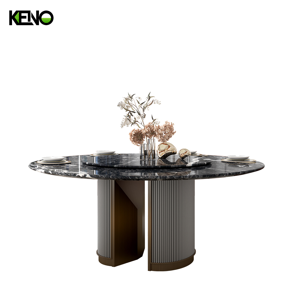 Marble Dining Table Luxury Design Hotel Furniture for Cafe and Restaurant