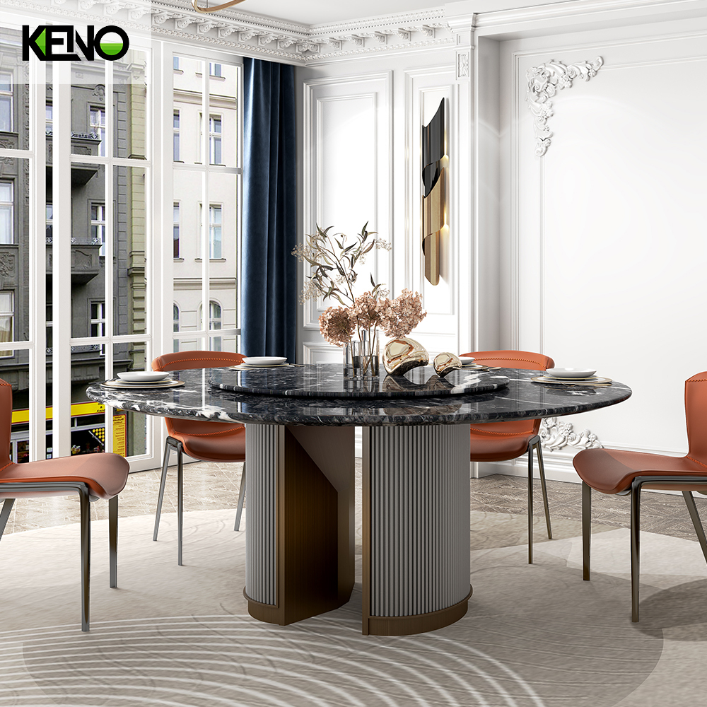 Marble Dining Table Luxury Design Hotel Furniture for Cafe and Restaurant