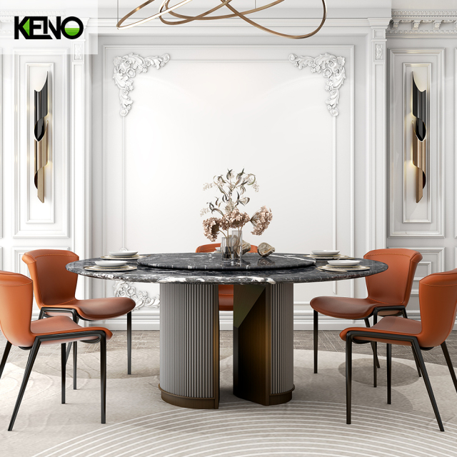 Marble Dining Table Luxury Design Hotel Furniture for Cafe and Restaurant