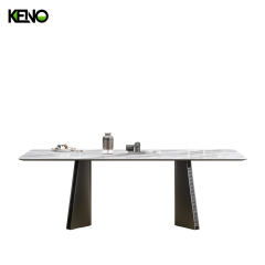 Sintered Stone Dining Table Wholesale Home Furniture Direct from Reliable Furniture Factory