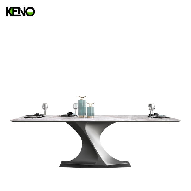 Sintered Stone Dining Table Stylish Design Table Chair Set for Contemporary Living Spaces