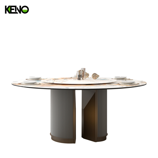 Sintered Stone Dining Table Keno Collection Premium Home Furniture with Long Service Life