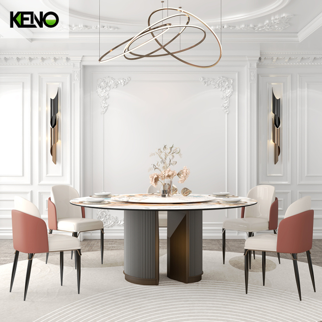 Sintered Stone Dining Table Keno Collection Premium Home Furniture with Long Service Life
