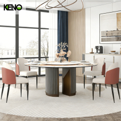 Sintered Stone Dining Table Keno Collection Premium Home Furniture with Long Service Life