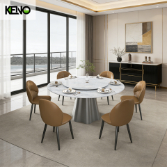 Marble Dining Table Factory Direct Wholesale Hotel Furniture for Global Buyers