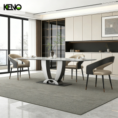 Sintered Stone Dining Table Keno Style Home Furniture for Villa and Residential Use