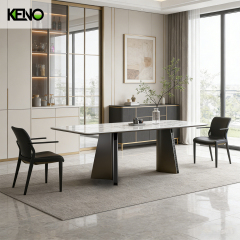 Sintered Stone Dining Table Wholesale Home Furniture Direct from Reliable Furniture Factory