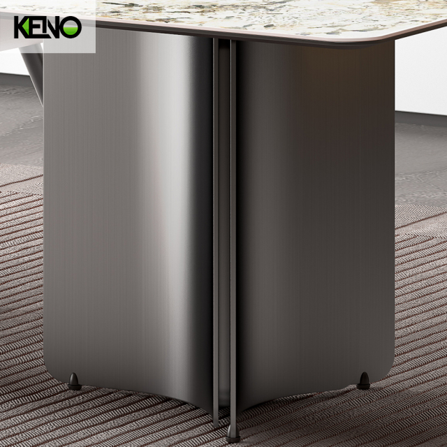 Sintered Stone Dining Table Keno Series Elegant Table Chair Set for Home & Hotel Use