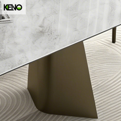 Sintered Stone Dining Table Wholesale Home Furniture Direct from Reliable Furniture Factory