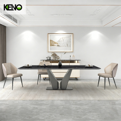 Sintered Stone Dining Table Premium Home Furniture Set Direct from Original Factory