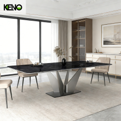 Sintered Stone Dining Table Premium Home Furniture Set Direct from Original Factory