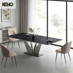 Sintered Stone Dining Table Premium Home Furniture Set Direct from Original Factory