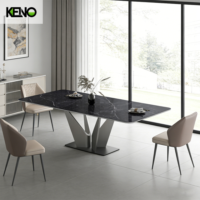 Sintered Stone Dining Table Premium Home Furniture Set Direct from Original Factory