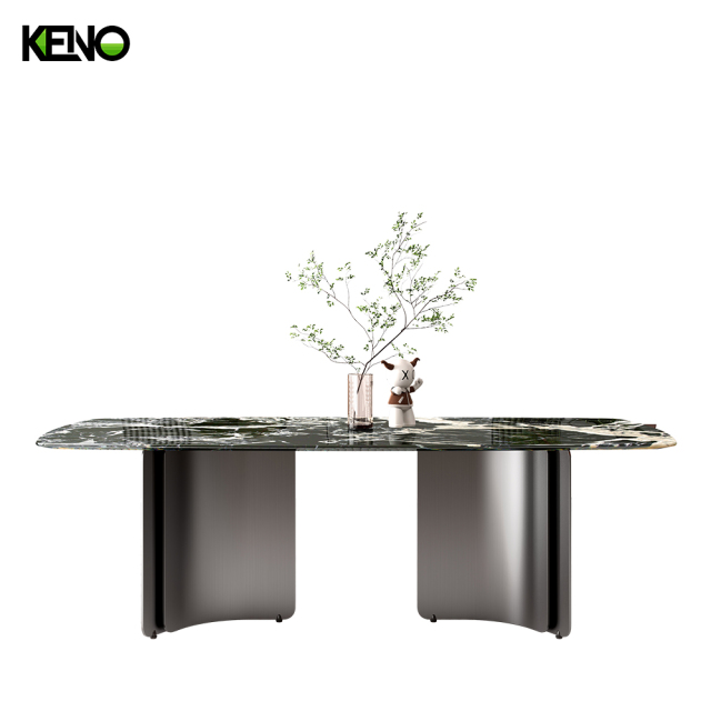 Marble Dining Table Customized Hotel Furniture for Commercial Projects