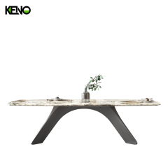Marble Dining Table Wholesale Table Chair Set for Hotel and Apartment