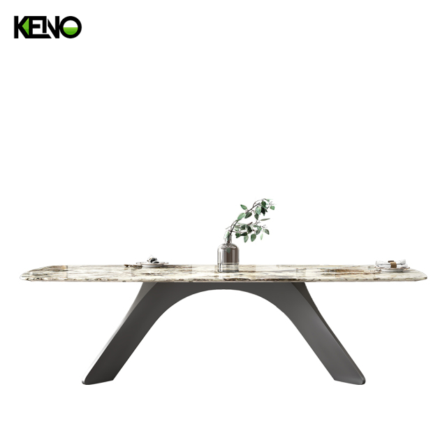 Marble Dining Table Wholesale Table Chair Set for Hotel and Apartment