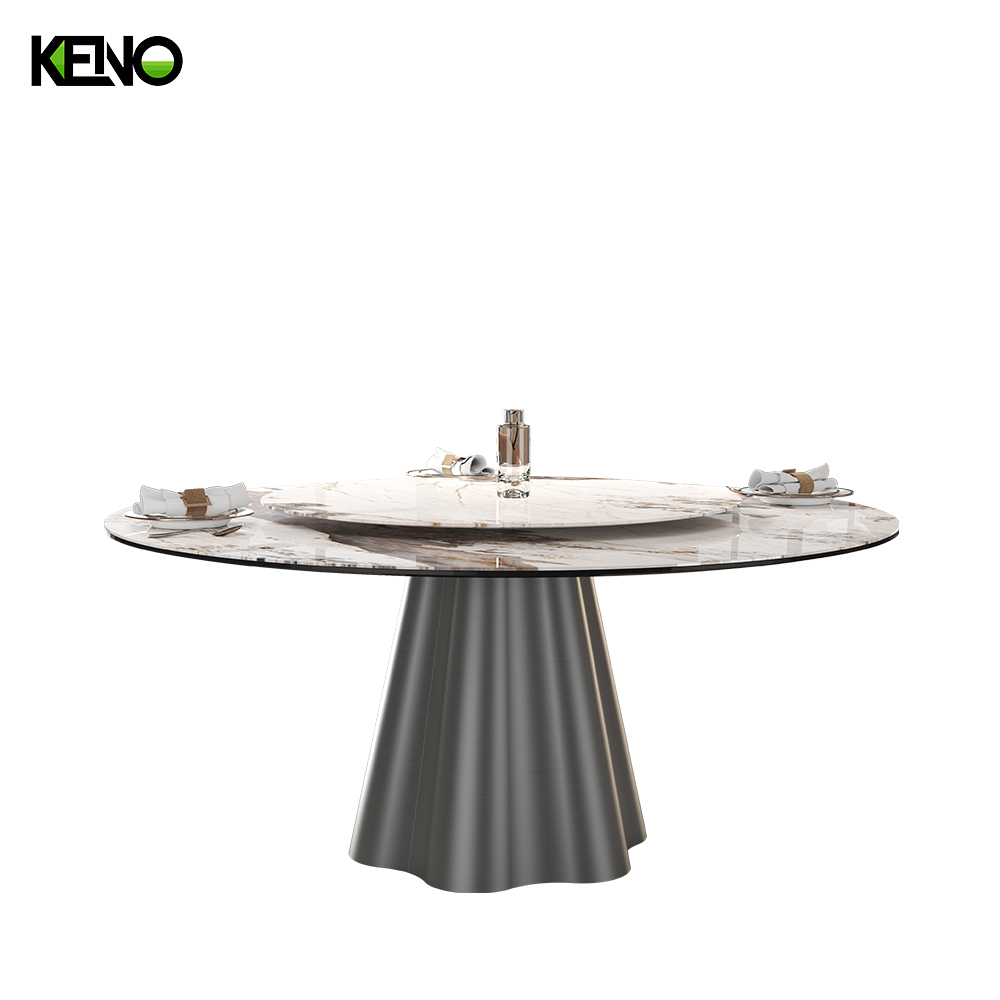 Sintered Stone Dining Table Modern Luxury Table Chair Set for Family Daily Use