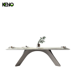 Sintered Stone Dining Table Custom Color & Finish Hotel Furniture for Unique Interiors