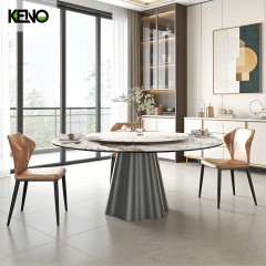 Sintered Stone Dining Table Modern Luxury Table Chair Set for Family Daily Use