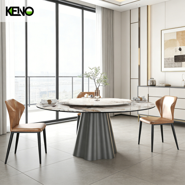 Sintered Stone Dining Table Modern Luxury Table Chair Set for Family Daily Use