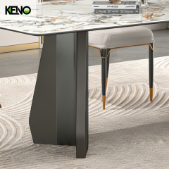 Sintered Stone Dining Table Custom Made Home Furniture with Sturdy and Durable Structure