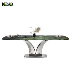 Marble Dining Table Luxury Home Furniture with Custom Design for Modern Interior