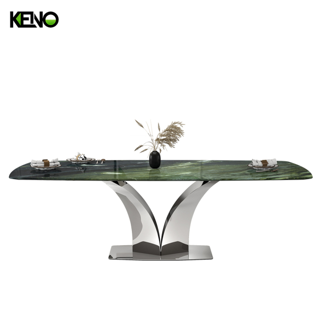 Marble Dining Table Luxury Home Furniture with Custom Design for Modern Interior