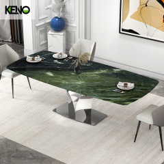 Marble Dining Table Luxury Home Furniture with Custom Design for Modern Interior