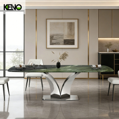 Marble Dining Table Luxury Home Furniture with Custom Design for Modern Interior