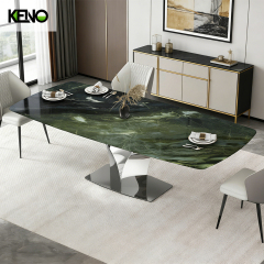 Marble Dining Table Luxury Home Furniture with Custom Design for Modern Interior