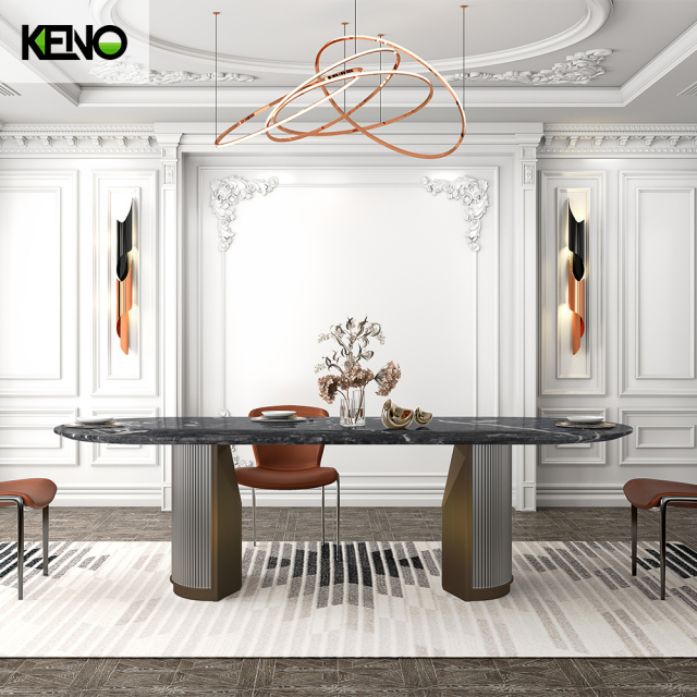 Marble Dining Table Custom Made Home Furniture for Personalized Space