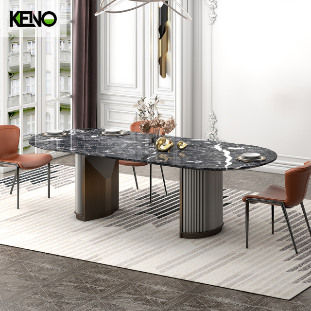 Marble Dining Table Custom Made Home Furniture for Personalized Space