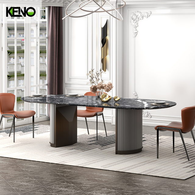 Marble Dining Table Custom Made Home Furniture for Personalized Space