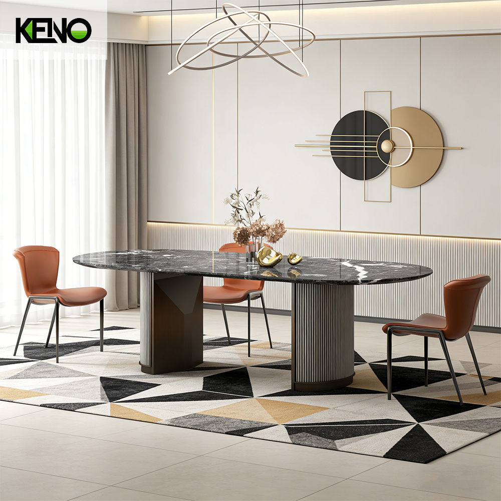 Marble Dining Table Custom Made Home Furniture for Personalized Space