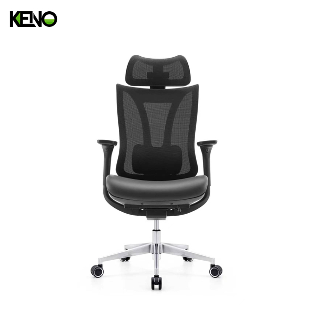KENO Modern Mesh Office Chair Furniture with Headrest and Adjustable Support