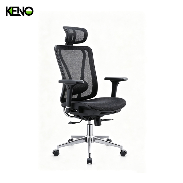 KENO Luxury Office Chair Furniture with Ergonomic Mesh Back and High Backrest