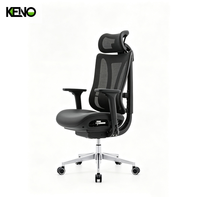 KENO Modern Mesh Office Chair Furniture with Headrest and Adjustable Support