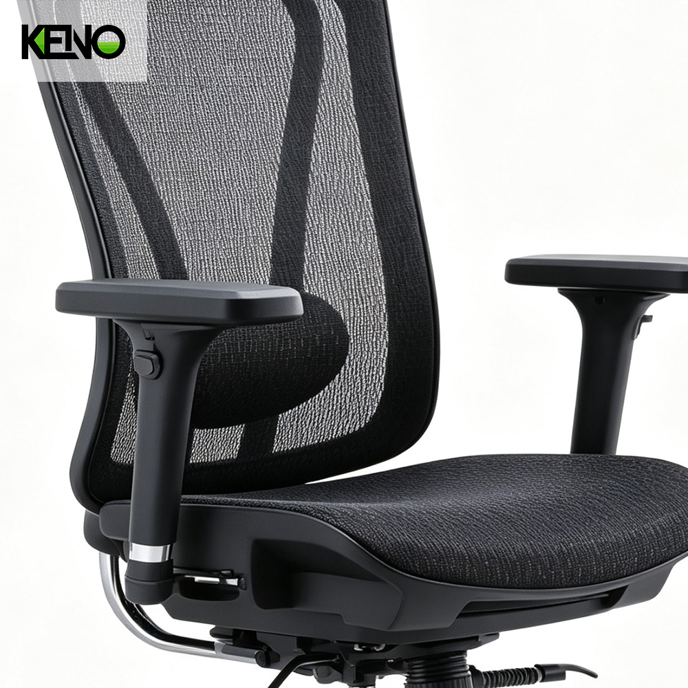 KENO Luxury Office Chair Furniture with Ergonomic Mesh Back and High Backrest