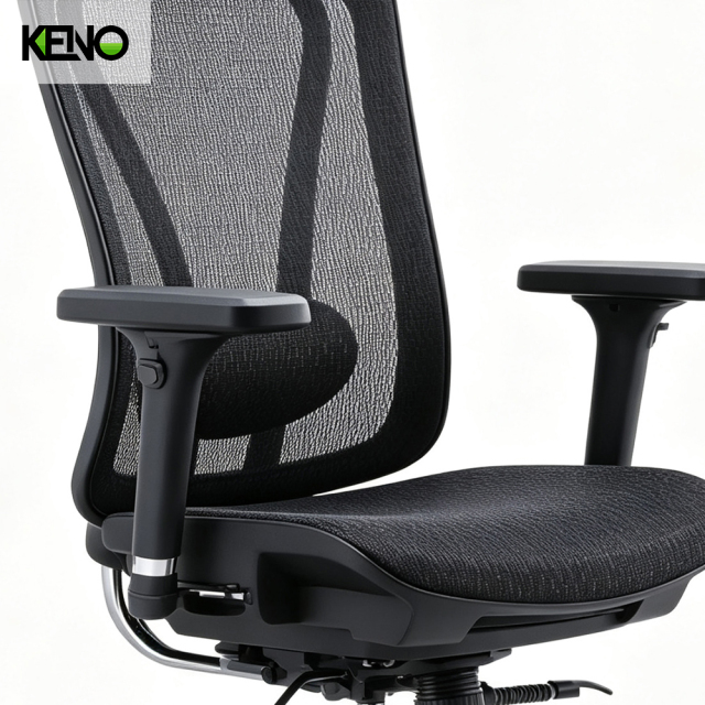 KENO Luxury Office Chair Furniture with Ergonomic Mesh Back and High Backrest