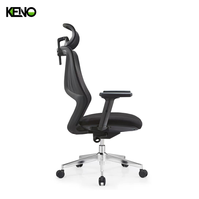 KENO Ergonomic High Back Mesh Office Chair with Headrest and Lumbar Support