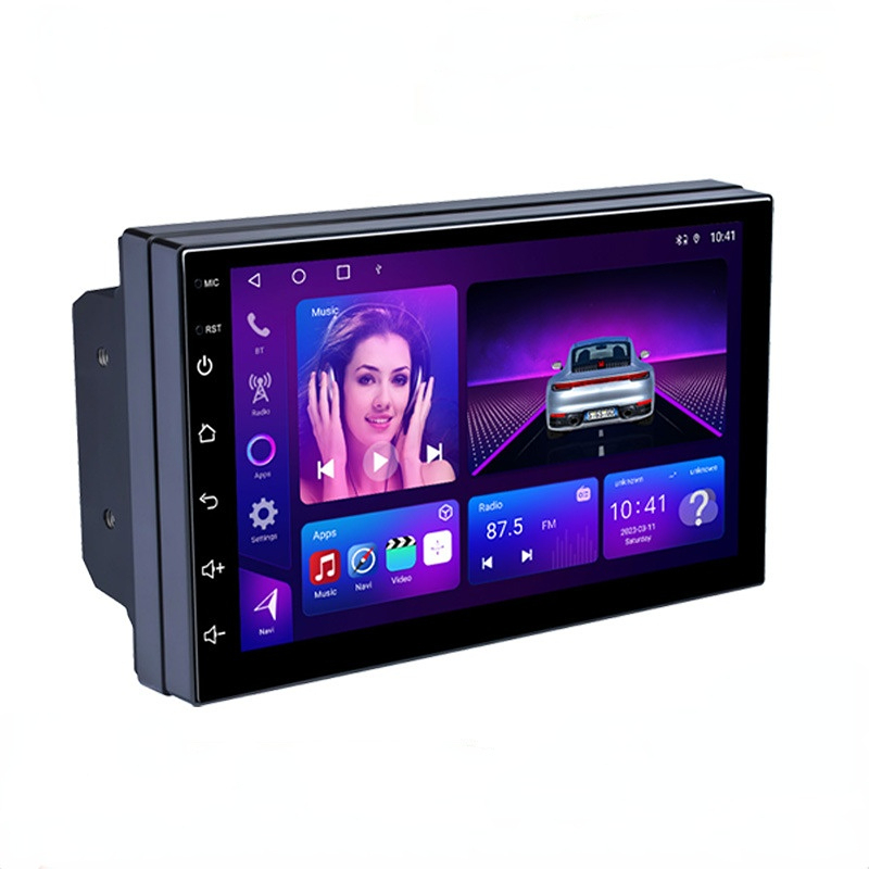 7" Double Din Car Stereo Android Car Radio Autoradio Carplay Android Auto GPS WIFI BT FM RDS Support AHD Camera