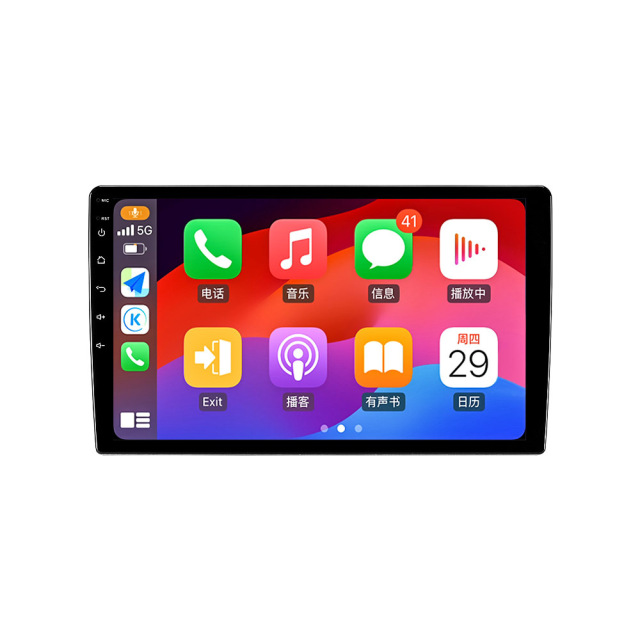 9inch Car Auto Android Radio 2+32 Carplay BT5.0 WiFi GPS T100 Android12 Large Screen Navigation Multimedia Player