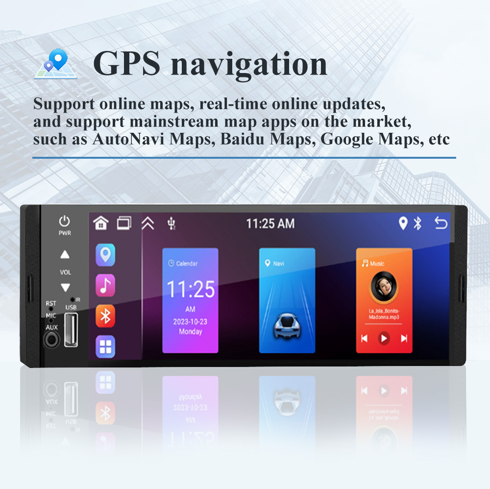 Radio Android 6.36 Inch Car Multimedia Wireless Carplay Android Auto Fm High Hd Resolution Car Stereo